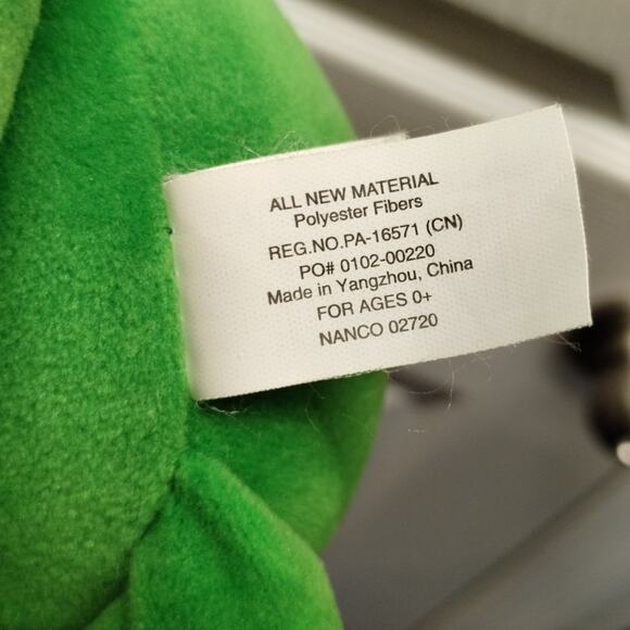 Squish Pals Nanco Green Frog Hook & Loop Hands Hugger Stuffed Animal Plush 13" - Picture 6 of 8